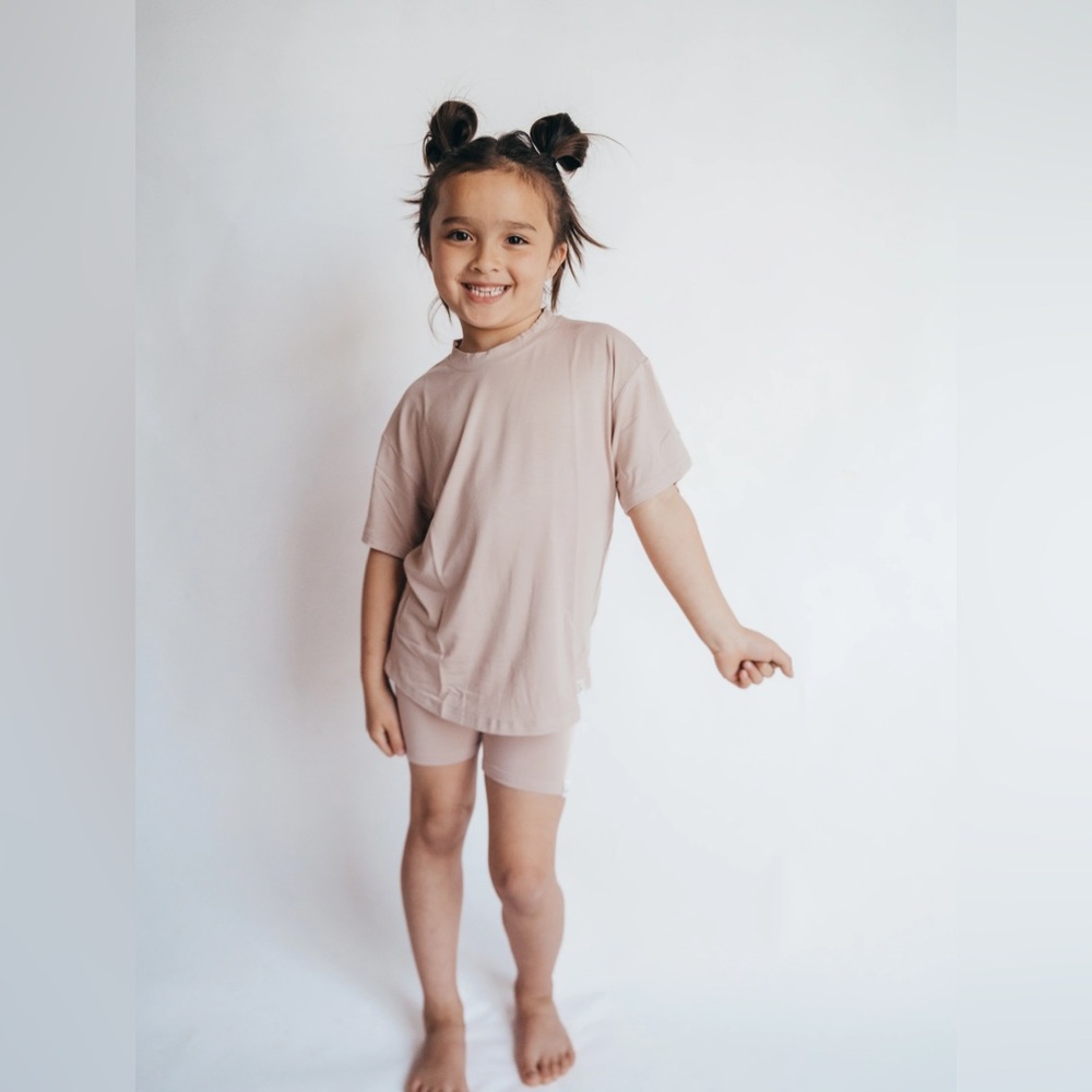 Monkeeroos Mushroom Toddler Oversized Short Sleeve T-shirt - 5T